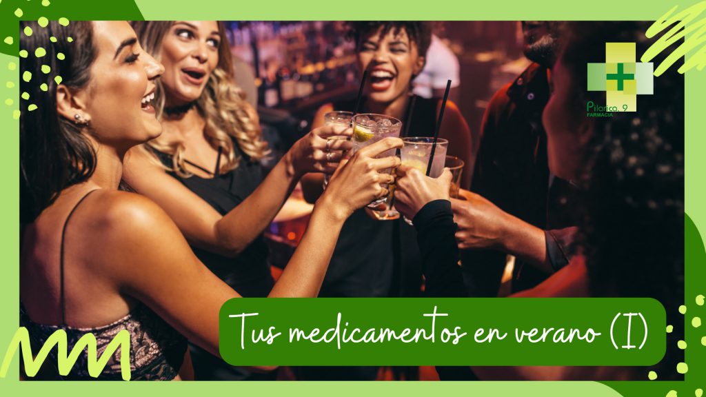 jóvenes en una fiesta tomando algo